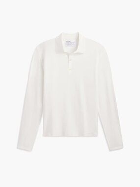 Men's Atlas Air Button Polo Sweater - Bone